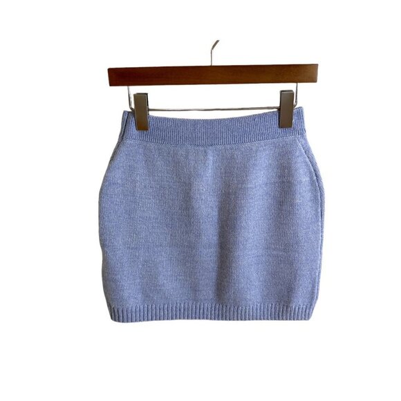 NWT Free People Solid Viola Sweater Mini Periwinkle Combo - Picture 3 of 8